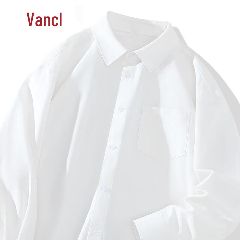 VANCL Herren Oxford-Stoff Langarmhemd