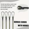 1pcs Green Thickened Rope Hooks, Flexible and Durable 12-Inch Elastic Cord Multipurpose