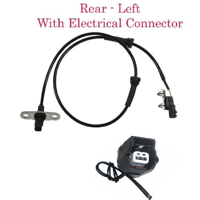 ABS Wheel Speed Sensor & Electrical Connector Rear left Fits:Nissan NV 2012-