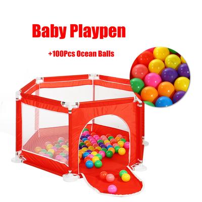 baby playpen with balls