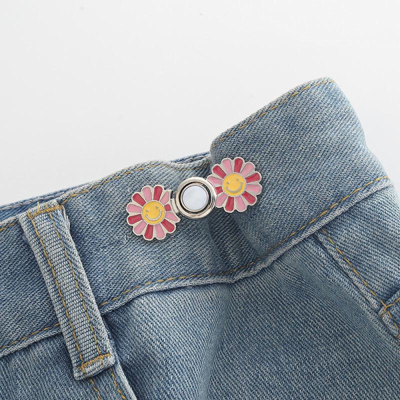 Daisy Waist-Cinching Detachable Buckle: Flatten & Reduce Large Waist Jeans Size