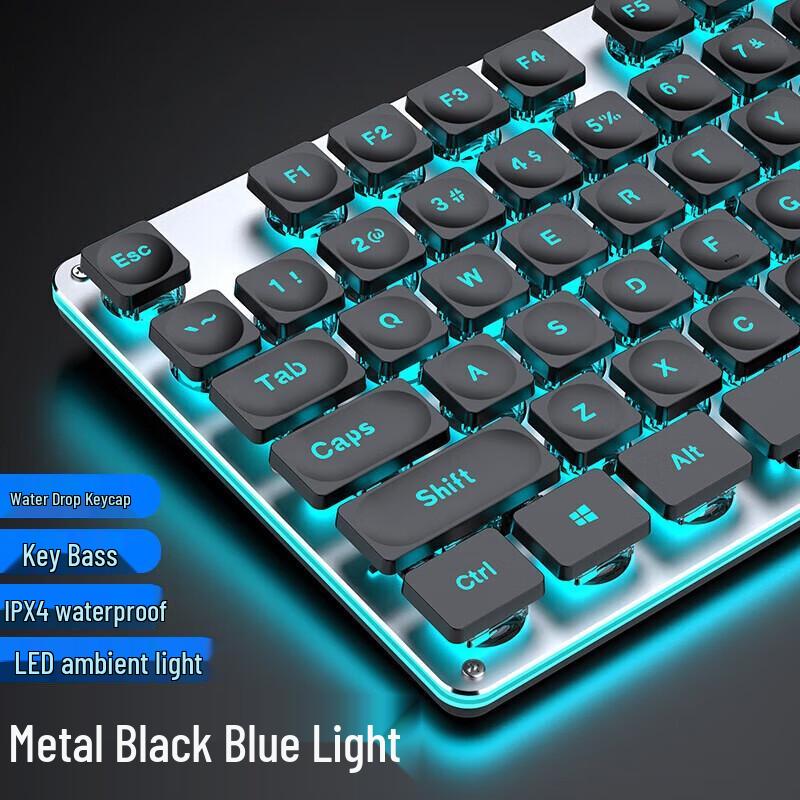 

EWEADN GX710S Wired Membrane Keyboard with Mechanical Feel