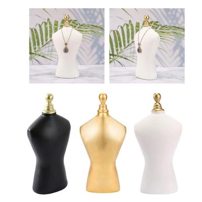 Necklace Bust Jewelry Display Rack Functional Resin Necklace Display Stand Holder for Effective Jewelry Arrangement