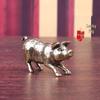 Solid Brass Piglet Zodiac Tea Pet Ornament