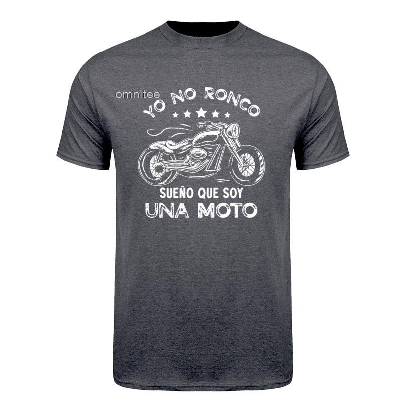 Motorcycle Biker TShirt Funny Spanish Sayings Cotton Unisex Unisex Cotton Streetwear Tee Shirt Short Sleeve Unisex Tops HJ002