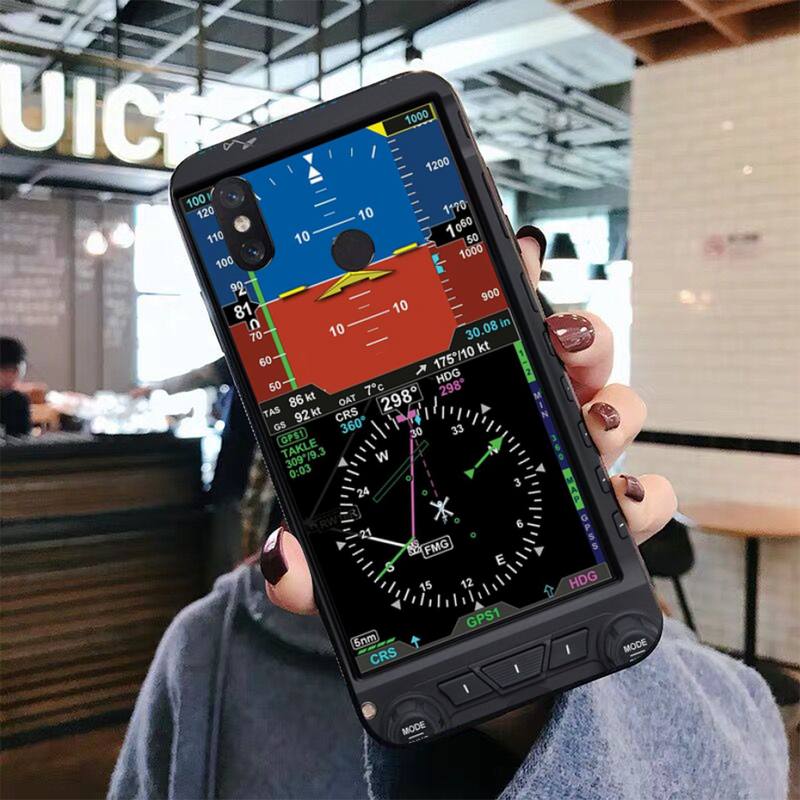 Aviation Aeroplane Helicopter Cockpit Instrument Phone Case for Xiaomi Mi 5 6 8 9 10 Lite Pro SE Mix 2s 3 F1 Max2 3