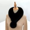 1PC Furry High-end Scarf Warm Fur Collar Thick Plush Skin-friendly Delicate Fashionable Stylish