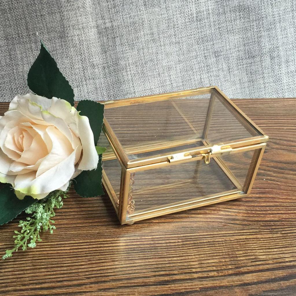 Geometric Jewelry Box Tabletop Plants Container Wedding Favors