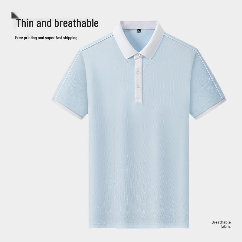 

Unisex Ice Silk Quick Dry Workwear Polo Shirt 2XL