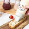 1/3 Stück Mehrzweck-Quetschflasche für Saucen, Lebensmittelechtes PP-Material Gewürzspender für BBQ, 350 ml Gewürzflasche für Salat