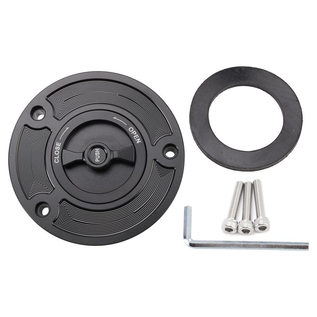 Quick Release Keyless Fuel Gas Cap 107mm Fit for Suzuki GSXR 600 GSX-R 750 1000