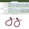 SM 2.54mm Electronic Wire with 18AWG/20AWG Male-Female Connector, Eco-Friendly PVC