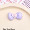 Powder Floral Bow Tie Charm: DIY Resin Hair Clip & Crocs Accessory