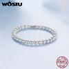 Wedding Band Rings for Women 925 Sterling Silver AAA Zircon Stackable Engagement Crossed Rings Simple Jewelry Party Gift
