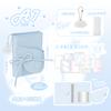 Cute Angel Theme A7 6-Ring Binder, 2026 Refillable Planner with PU Leather Cover and Wing Strap Design Cute Gift for Girls