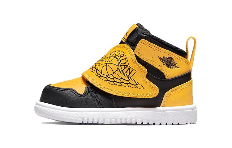 Jordan Sky Jordan 1 Черно-белый Университетское золото TD BQ7196-035 21