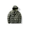Timberland Warm Outdoor Sports Hooded Down Jacket Winter Camouflage Green Men Jacket A1Z3D-W63