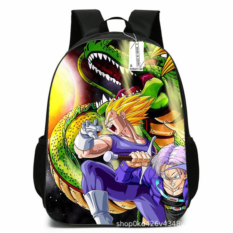 Dragon Ball 2 Backpack Animated Characters Children Elementary School Bag 1-3-6 Grade Computer Bag
