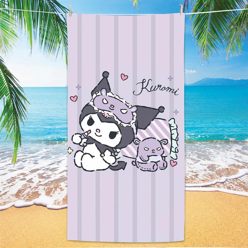 New Printed Beach Towel Stitch Kulomie Beach Towel Children S Cartoon Towel Cloth 70x35cm