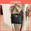 Trendy Pu Leather Chain Shoulder Bag With Lock For Daily Use In Multiple Colors