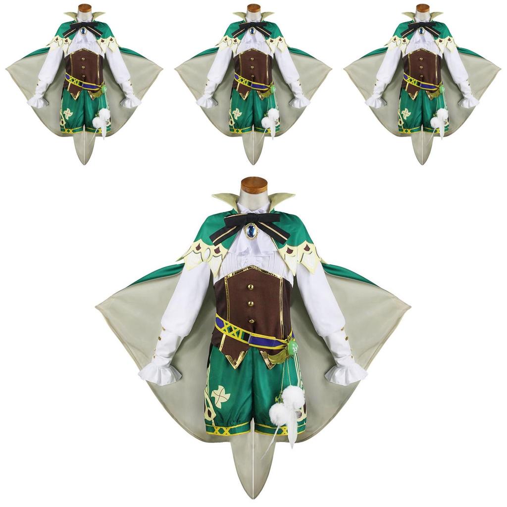 Beautifully Crafted Genshin Impact Venti Costume For Women Perfect For Halloween