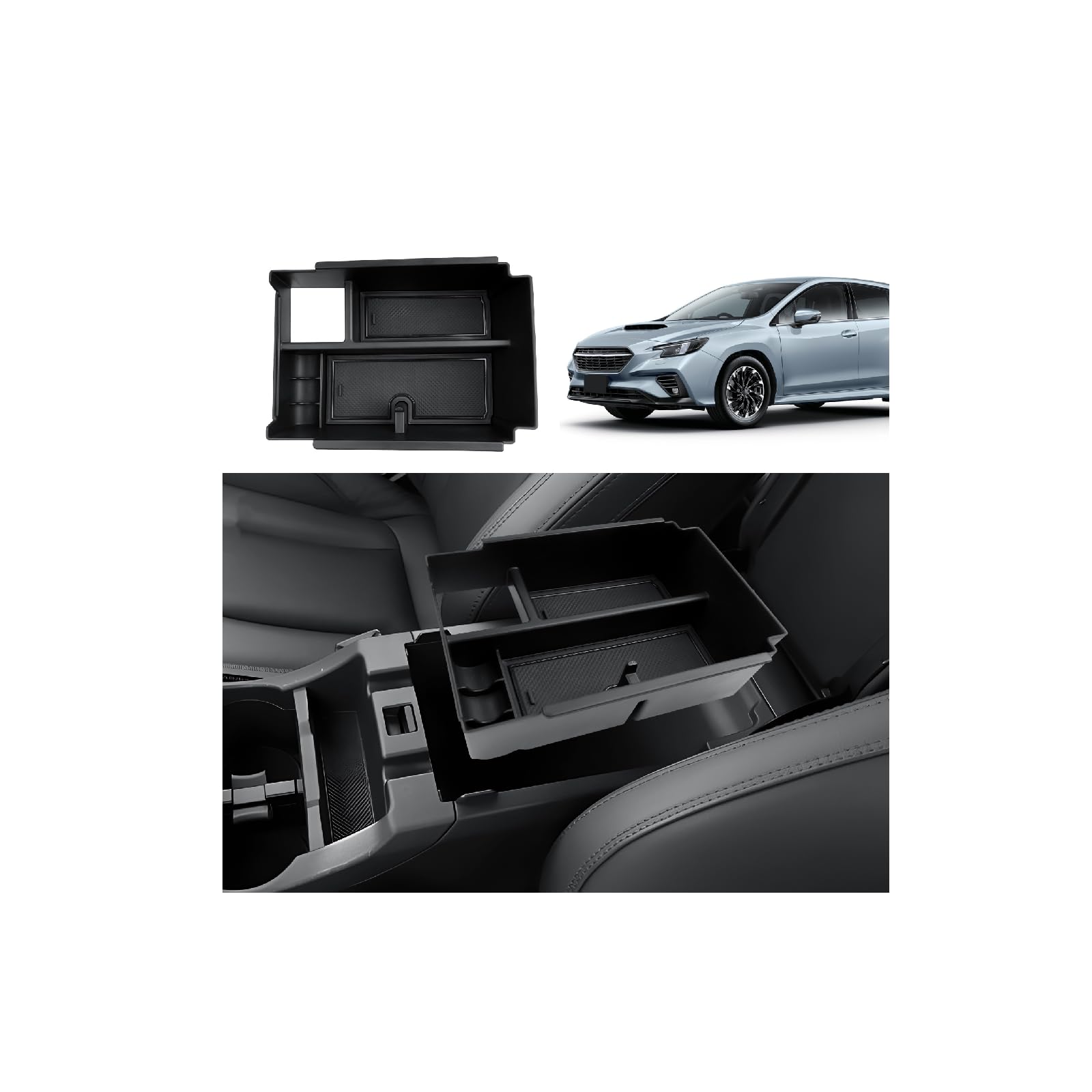 

ECOZEN Console Box for the New Levorg VN5 Console Small Item Storage Center Car Storage Storage ABS Car Interior Parts (VNH), Tray, Box, Console,