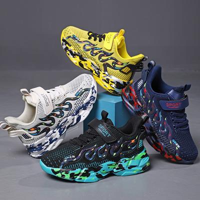 Fashion Kids Sneakers Lightweight Shoes Boys Trainer Sneakers Breathable Running Shoes Children Sport Shoes