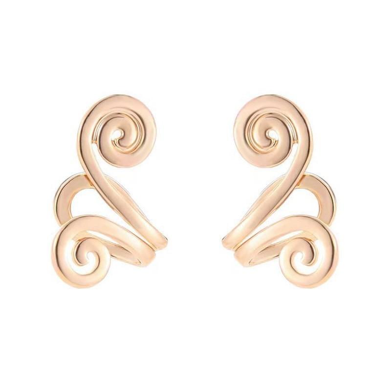 Japanese and Korean personality is simple and tight, Sun Wukong ear clips, a pair of Korean flower shape ear clips without ear piercings