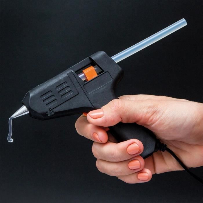 Pistolet à Colle Chaude - Noname - 40W - 2 Recharges - Séchage Rapide - 15.5x15.5x2 cm