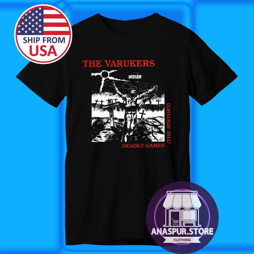 The Varukers Deadly Games Men s Black Size S-5XL M