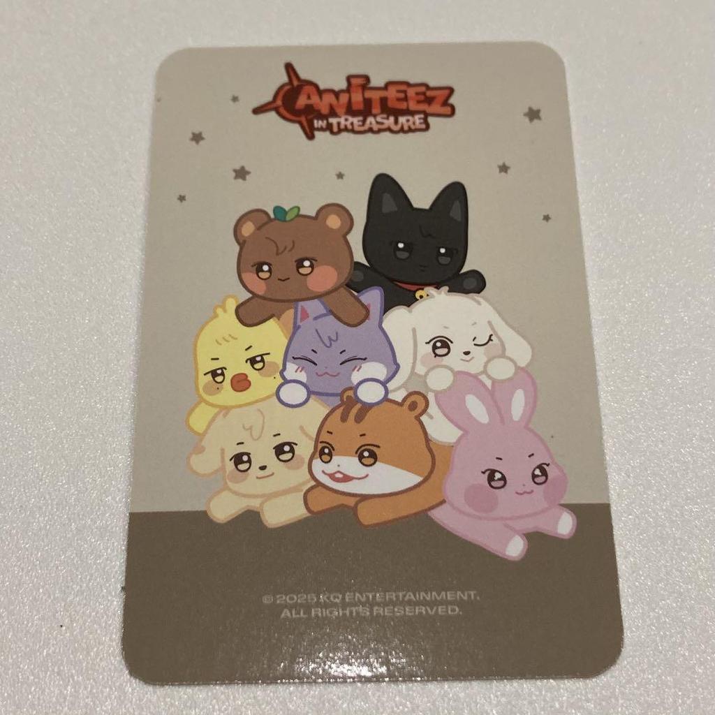 [USED] ATEEZ ANITEEZ TREASURE T-shirt bonus trading card Seonghwa