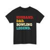 Bowler Dad Husband Dad Bowling Bowlers Men Daddy Father's Day Shirt