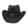 Spring And Summer Men'S And Women'S Western Cowboy Hats, Ethnic Style Cowboy Hats, High-End Street Photography Hats