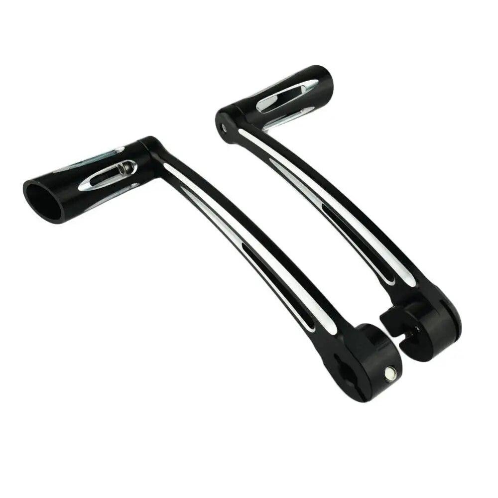 Black Brake Arm Kit Shift Lever Shifter Pegs For Harley Touring Road King 08-18 Softail Fatboy 00-18 Brake Pedal