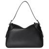 Gucci GG Emblem Logo Zip Closure Leather Underarm Handbag Medium Women Handbags Black 815216-AAEC2-1000