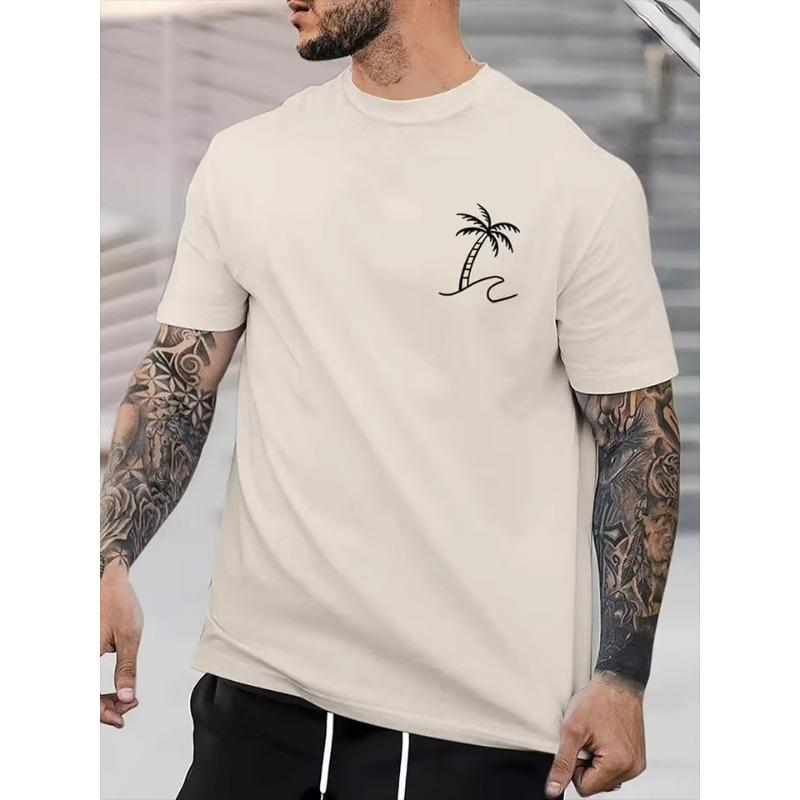 3D Print T ShirtColorful Graffiti Printed Men's Crewneck T-shirt Summer Daily Street Men's Casual T-shirt Outdoor Sports Men's Short-sleeved