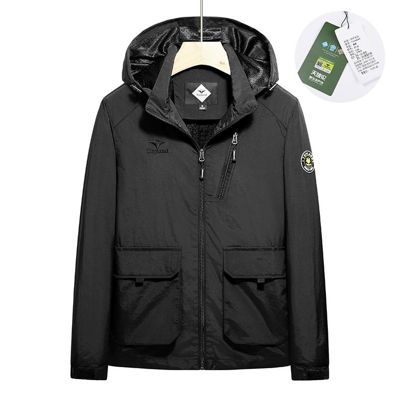 

Весенне-осенняя куртка Tooling, мужская повседневная универсальная куртка для активного отдыха, куртка свободного покроя, большого размера, для среднего возраста 5XL чёрный