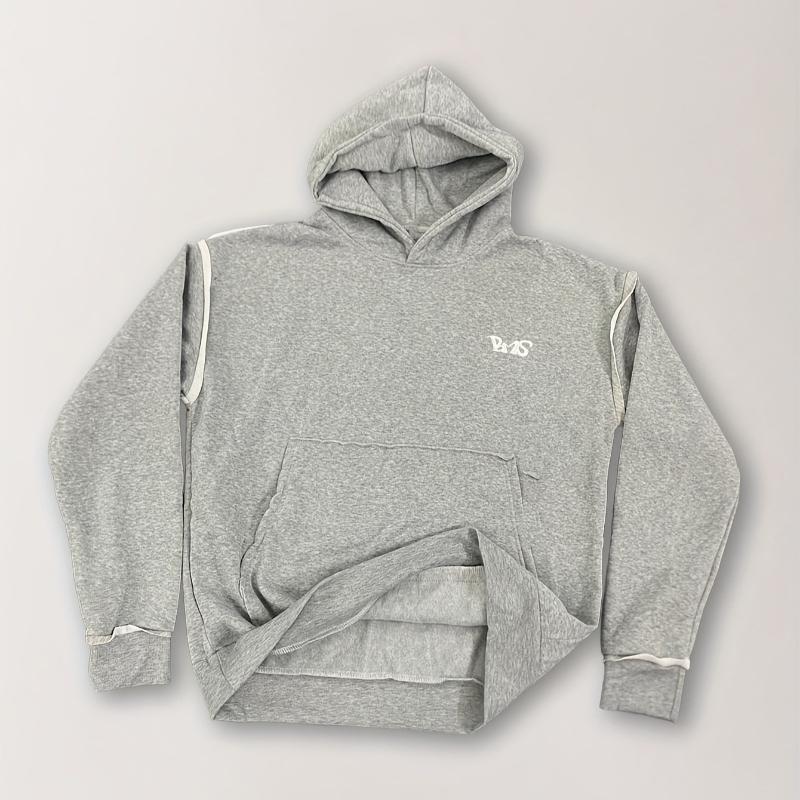 European and American Autumn and Winter Embroidery Retro Street Trend Long Sleeved Hoodie