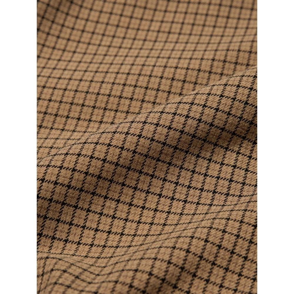 Gu By Uniqlo Short Trench Check Coat Rokh