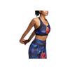 Adidas Drst Jem Artist Collaboration Series U-Shaped Medium Intensity Fitted Pullover Sports Bra Women Underwear Multicolor Print White GL4364