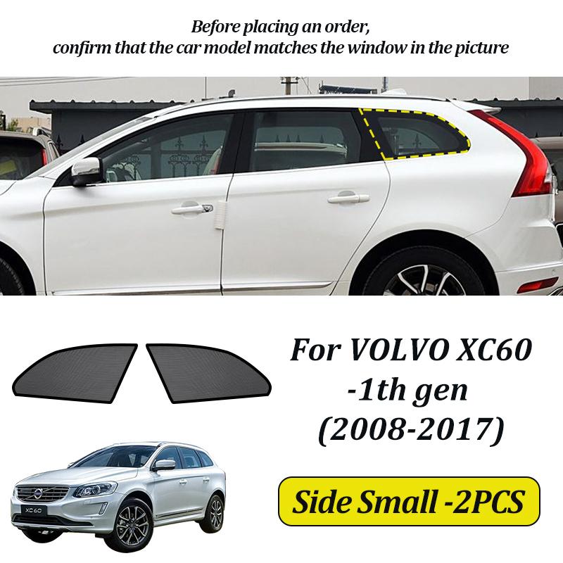 LINNUNU For VOLVO XC60 2008-2017-2025 Magenetic Car Sunshade Windshield Curtain Side  Window Sun Shade UV Protection accessories