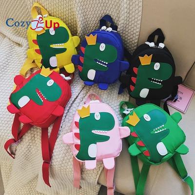 Cozy Up Children's Backpack Cartoon Dinosaur Kindergarten Boys and Girls Cute Baby Shoulders Knapsack
