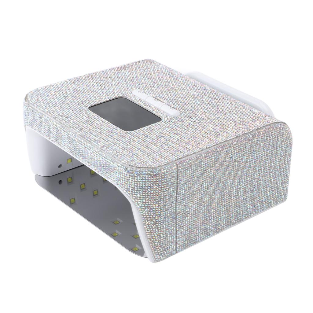 Cordless Nail Light with Rhinestone Rechargeable 220W High Power Quick Dry LED Manicure Lamp