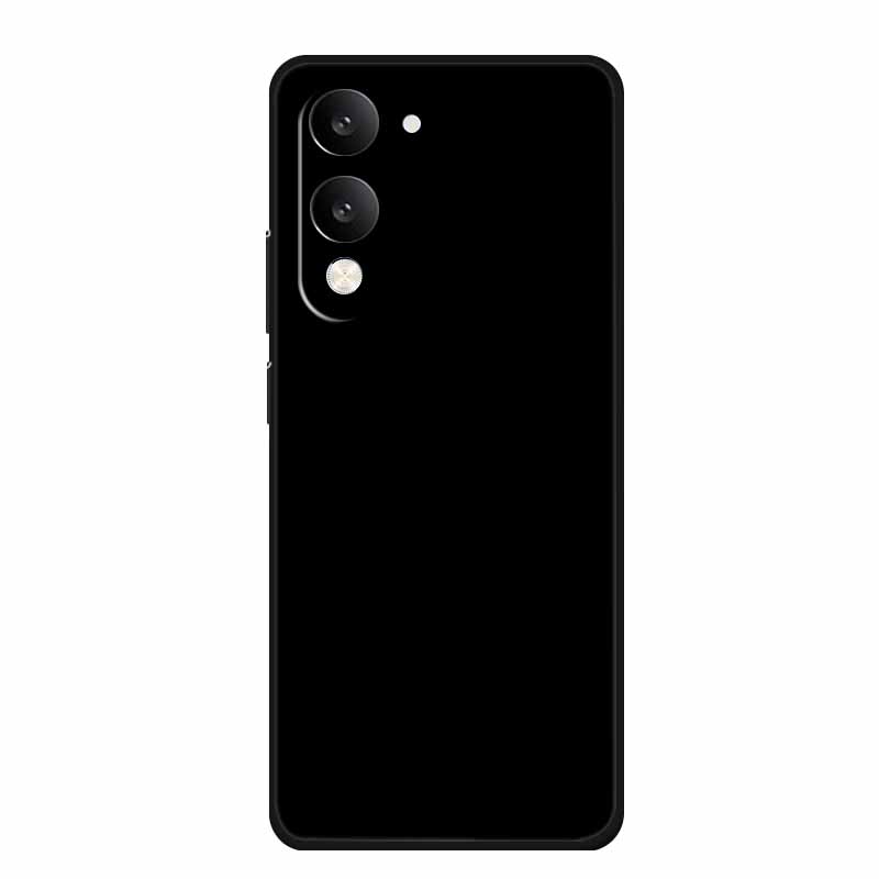 

Черный силиконовый чехол для Vivo Y04S Чехол Милый мультяшный кот Мягкая задняя крышка Чехол-бампер для Vivo Y04 T4 lite Y37C 4G Чехол для телефона Y 37 C Сумка Vivo Y04S