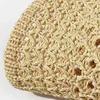 Bucket Hat Designer Wide Brim Women Bucket Hat Summer Straw Woven Sun Visor Hats Hollow Hat Striped Beach Hat