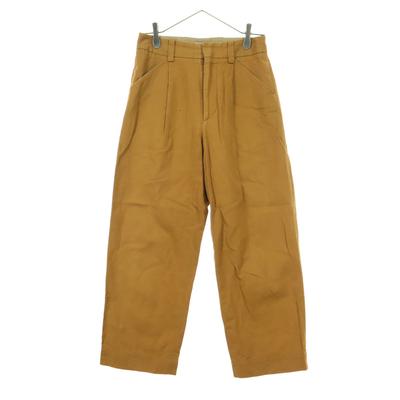 MARGARET HOWELL Made In Japan Linen Mixed Cotton Pants Brown Women Used