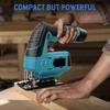 45 Degree Tilt Angle Electric Jigsaw Portable Multi-Function Woodworking Power Tool Small Rechargeable Cutting Machine
