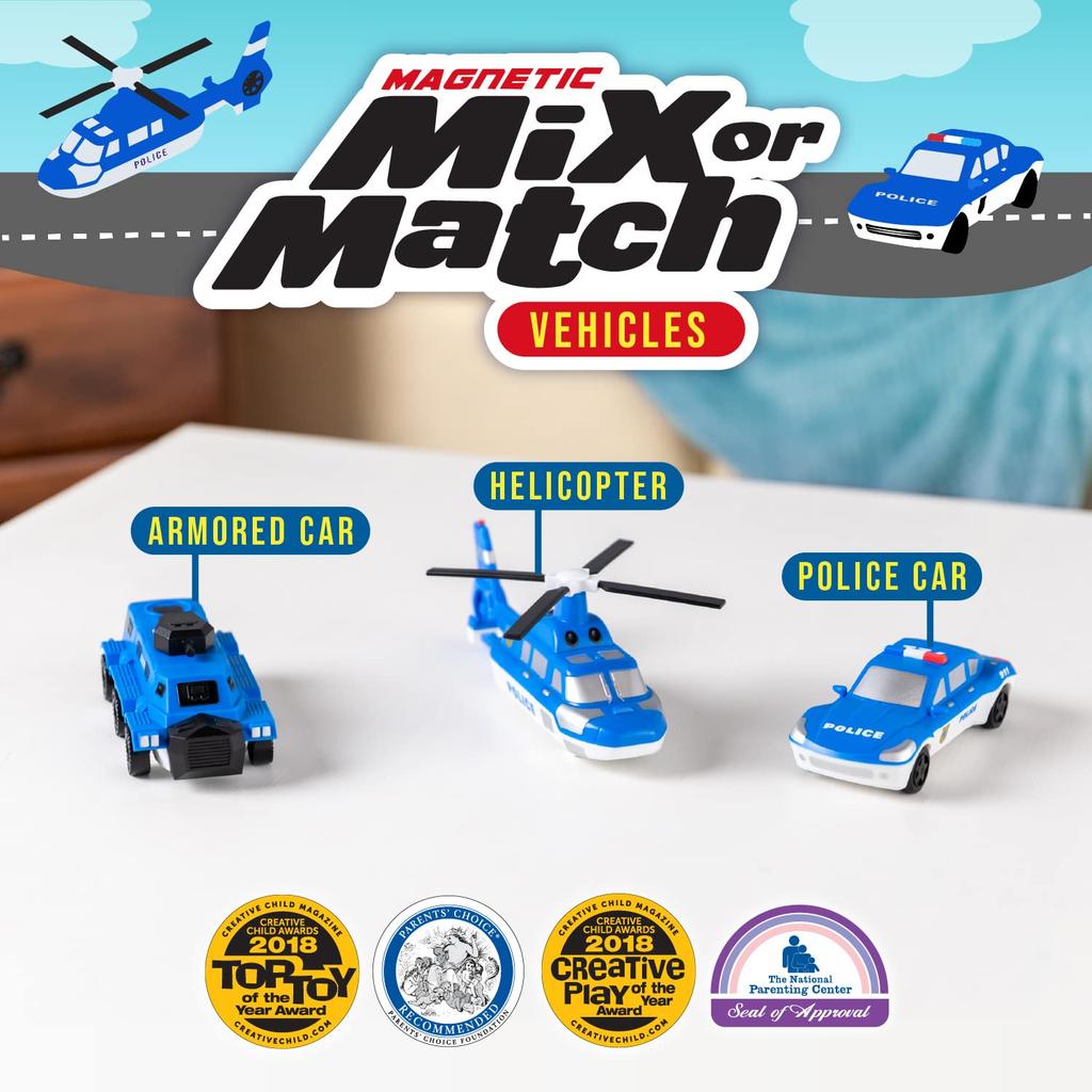 Bornelund Popular Playthings Mix & Match Police Car (Around 3 Years Old) PPT60316