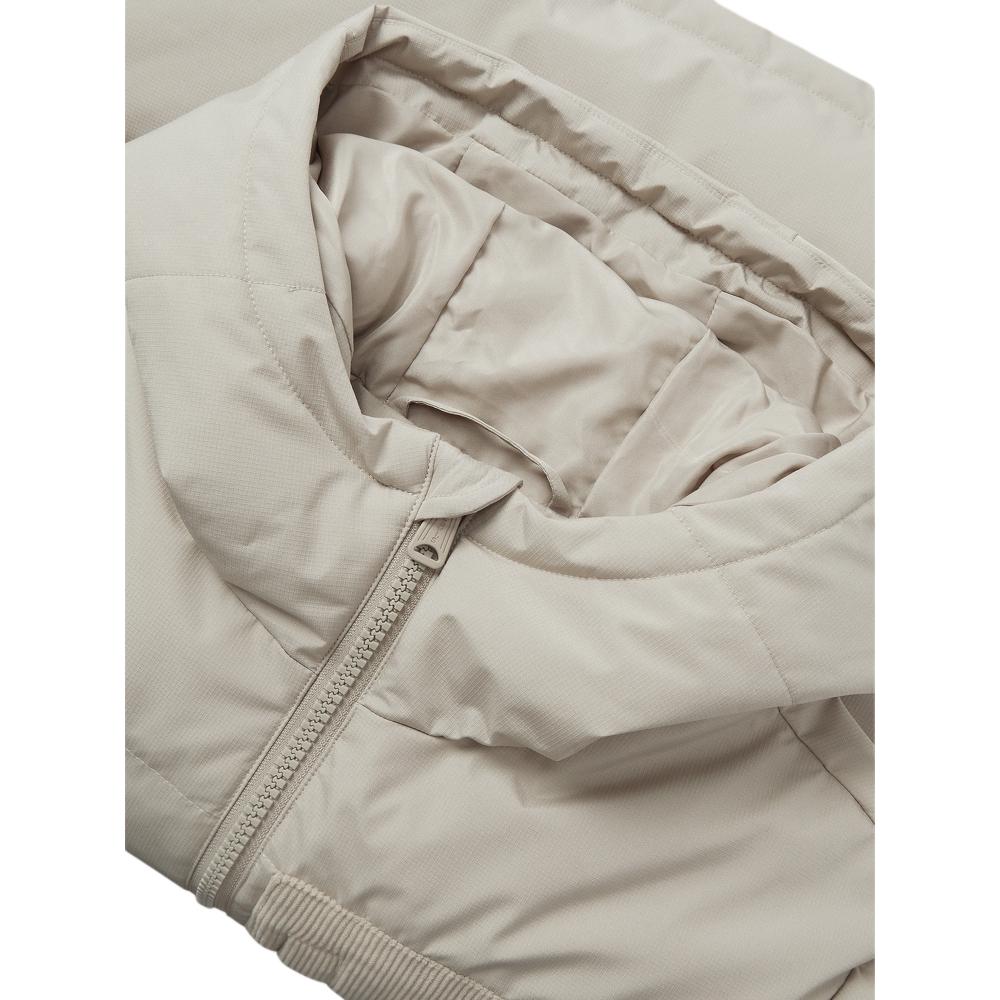 Levis Simple Comfortable Loose Versatile Hooded Down Jacket Men Jacket Khaki 002H9-0004