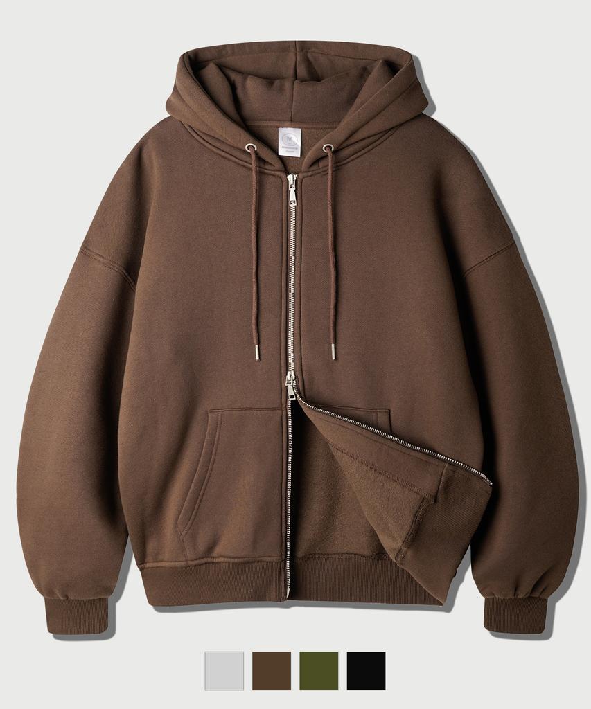 Jemut [2Pack] Netro Oversized Zip-Up Hoodie Ishd2682